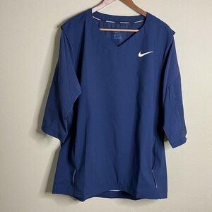 897383-419 Nike Dri Fit Baseball Jacket Navy Blue Size L